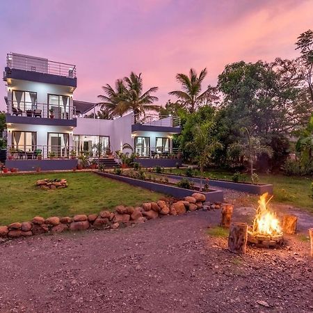 Saffronstays Lakeview Nivara - Farm Stay Villa With Private Pool Near Pune Exterior foto